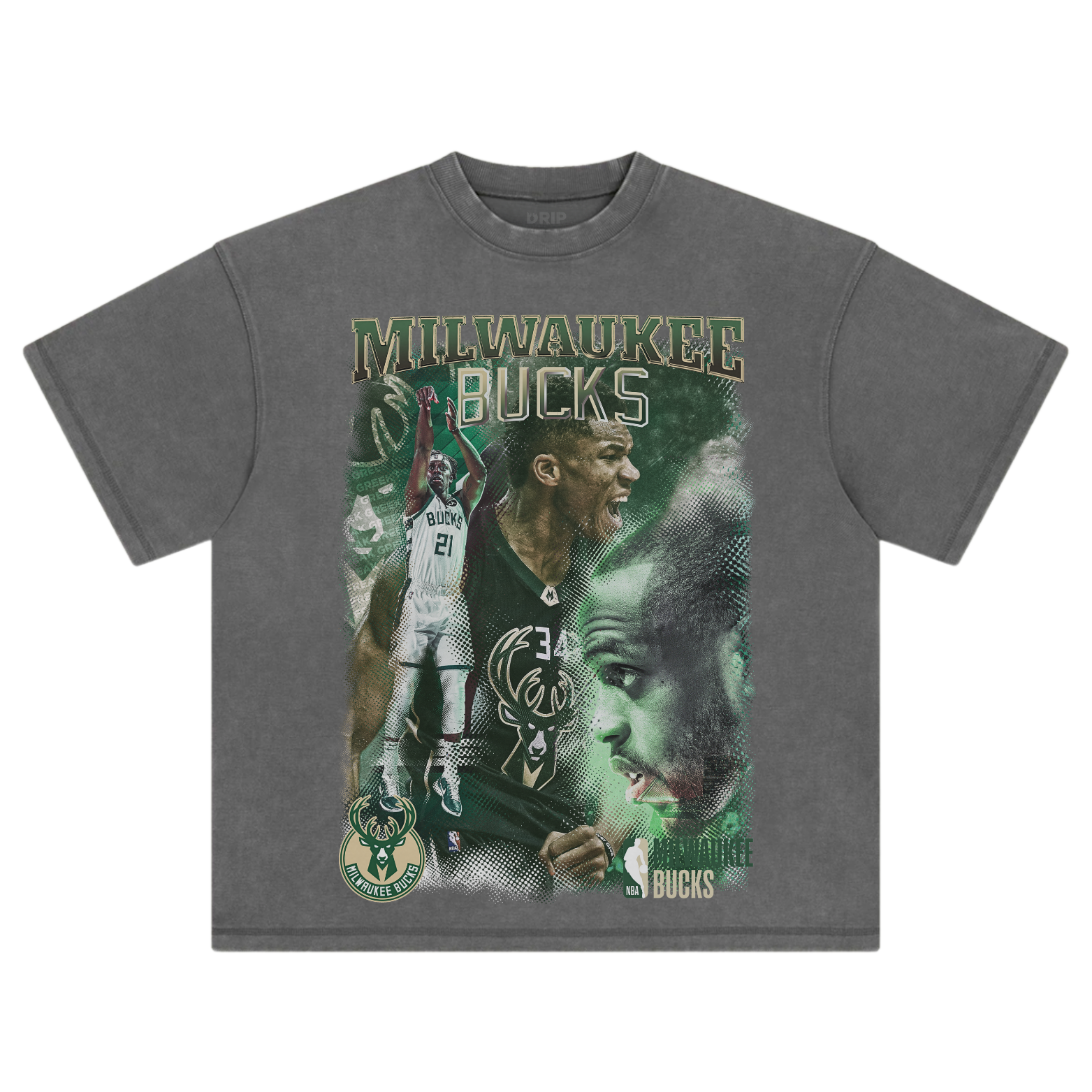 Milwaukee Bucks Heavyweight T-Shirt