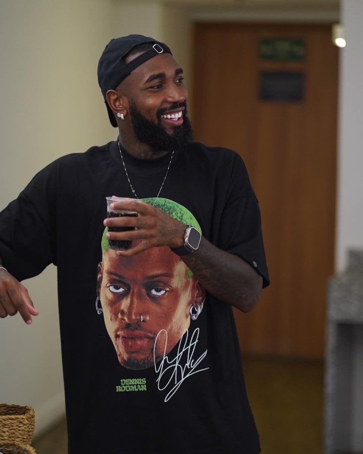 Dennis Rodman Heavyweight T-Shirt
