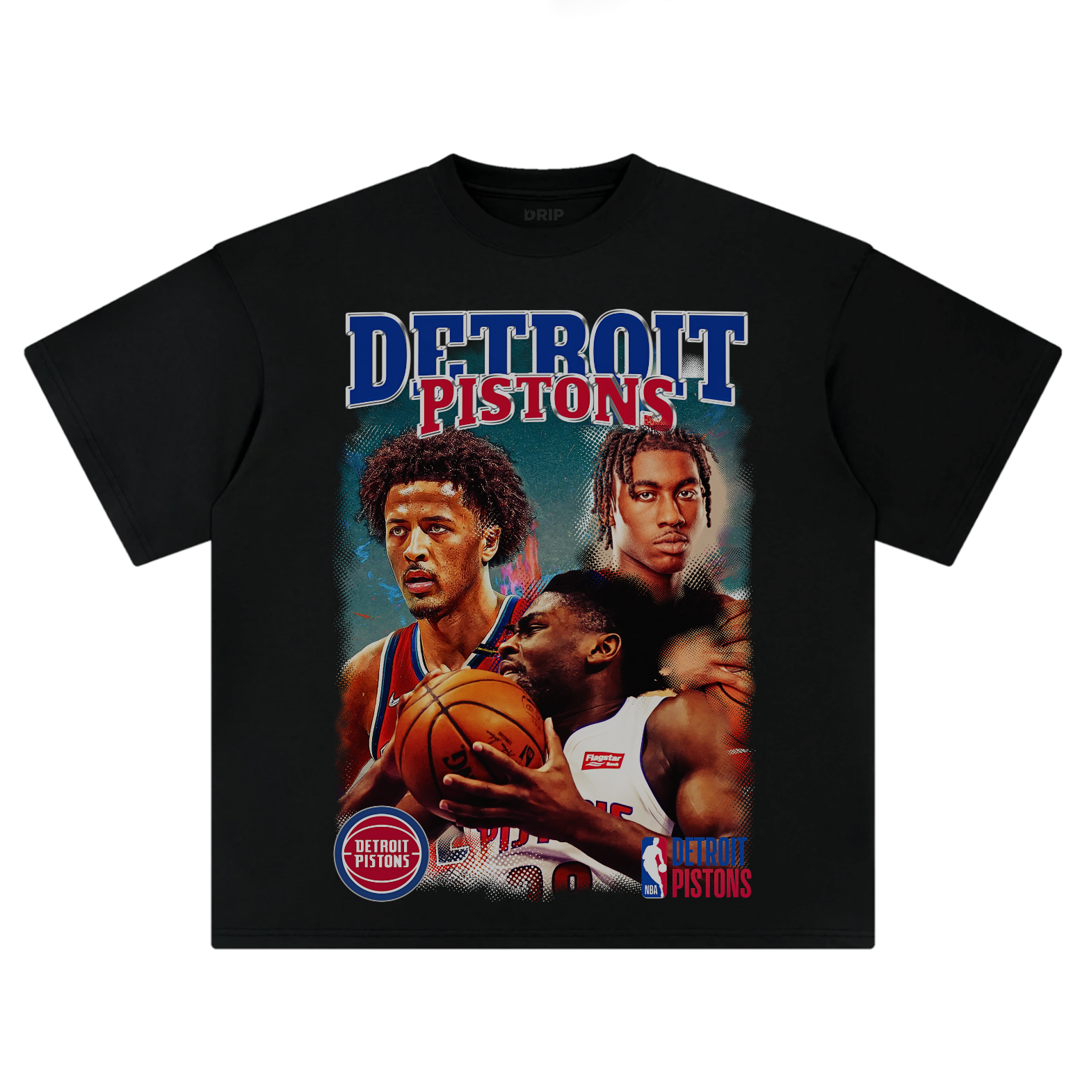 Detroit Pistons Heavyweight T-Shirt