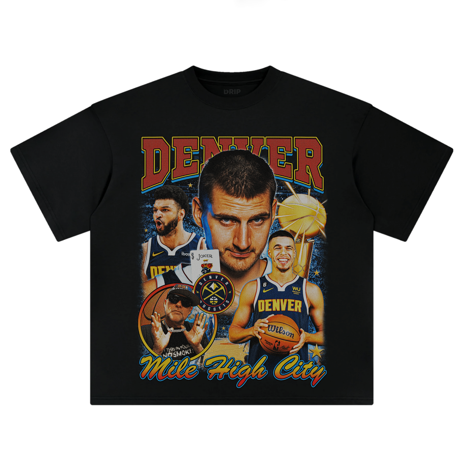 Denver Nuggets Heavyweight T-Shirt