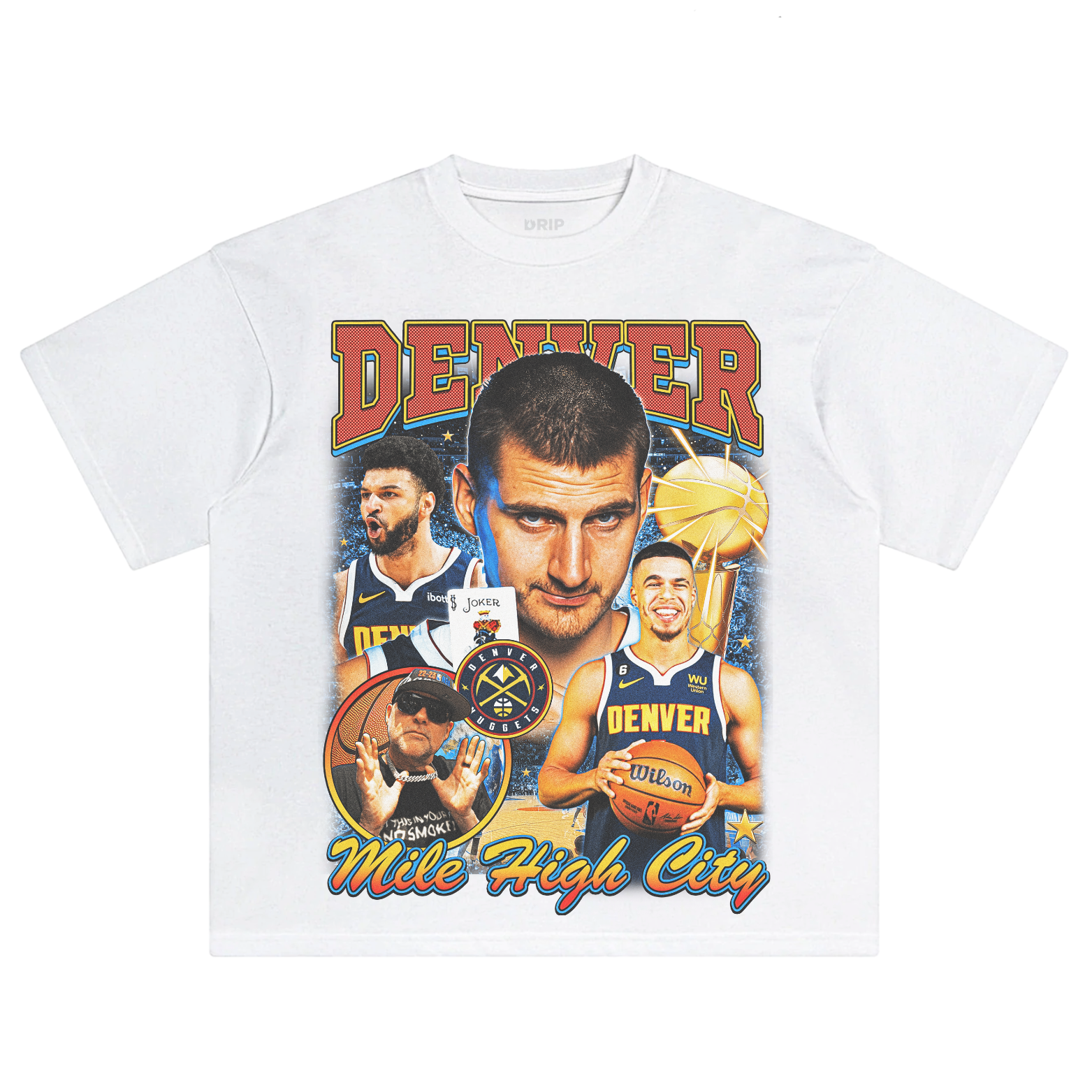 Denver Nuggets Heavyweight T-Shirt