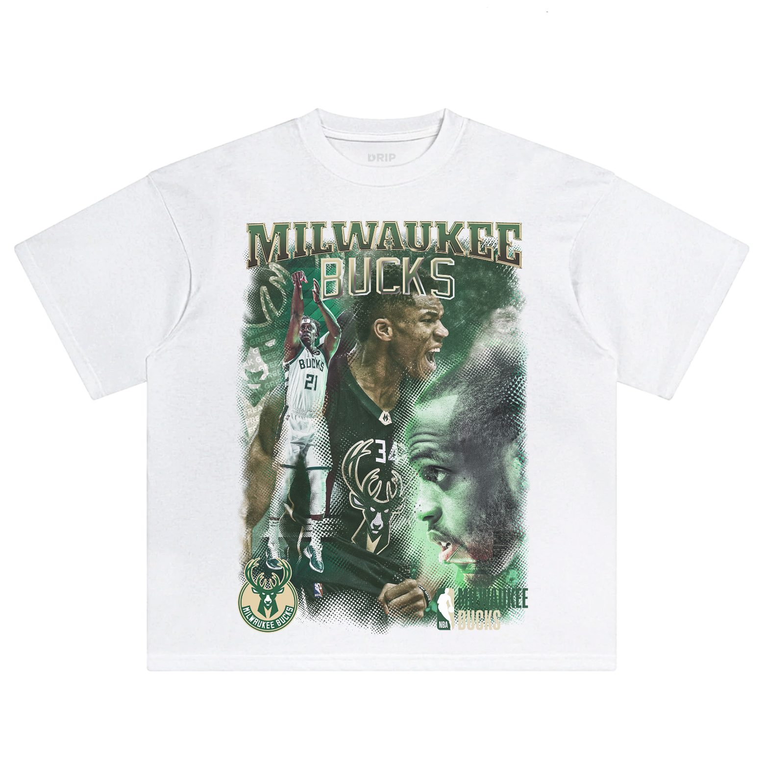 Milwaukee Bucks Heavyweight T-Shirt