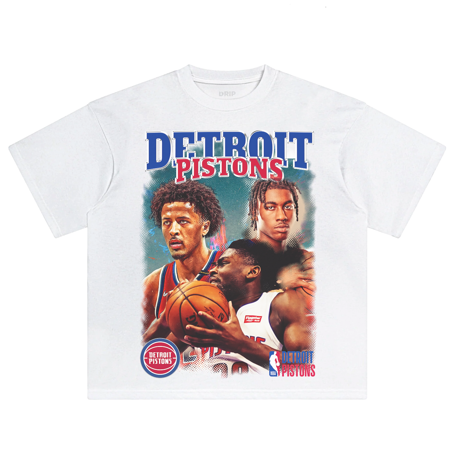 Detroit Pistons Heavyweight T-Shirt