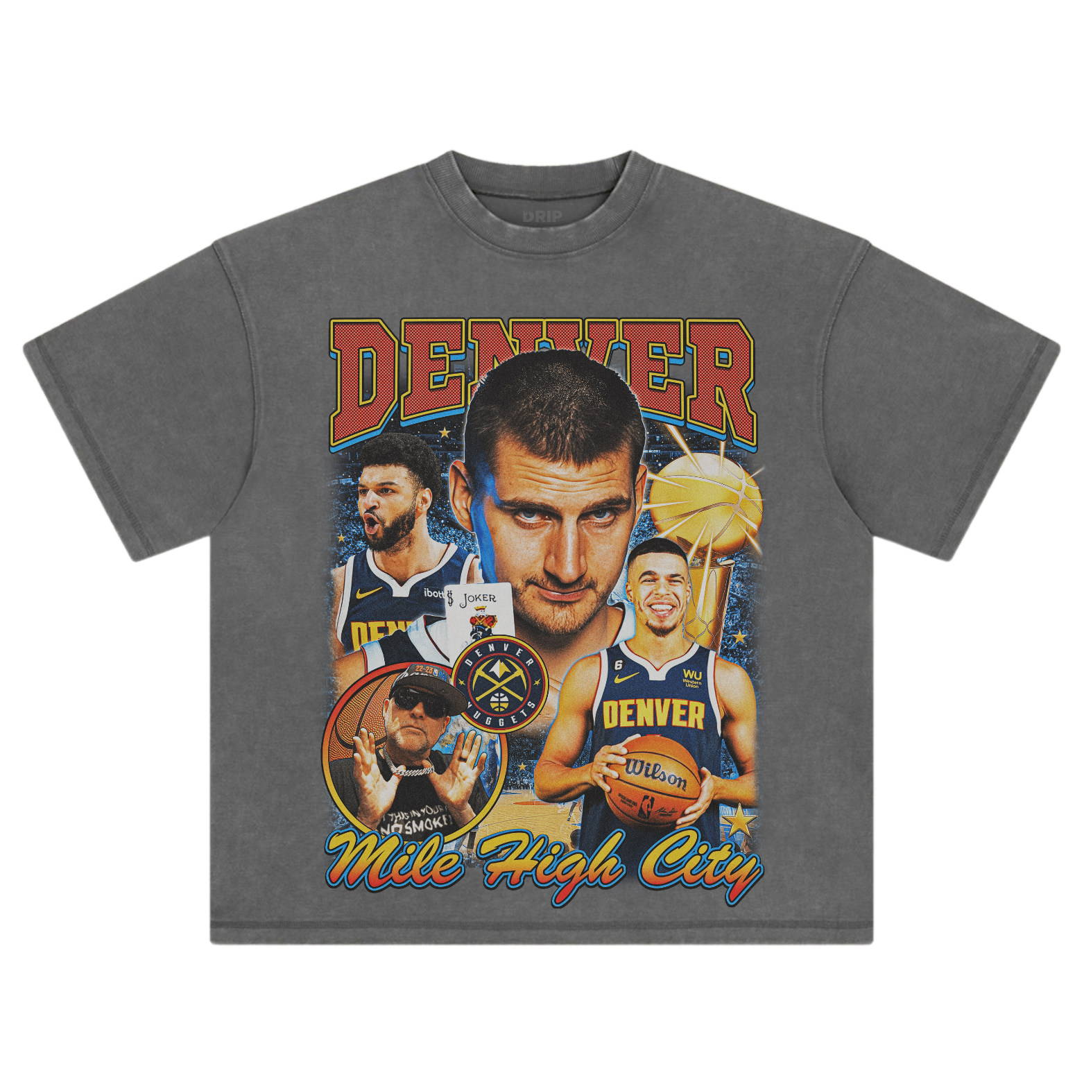 Denver Nuggets Heavyweight T-Shirt