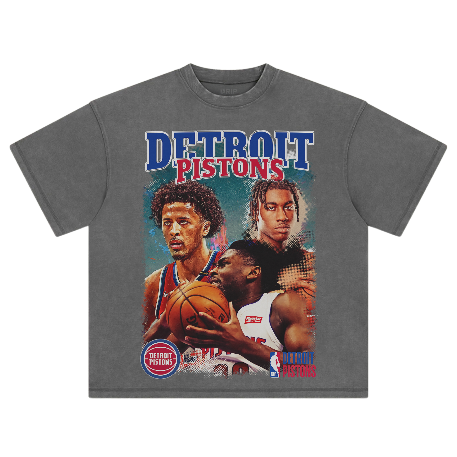 Detroit Pistons Heavyweight T-Shirt